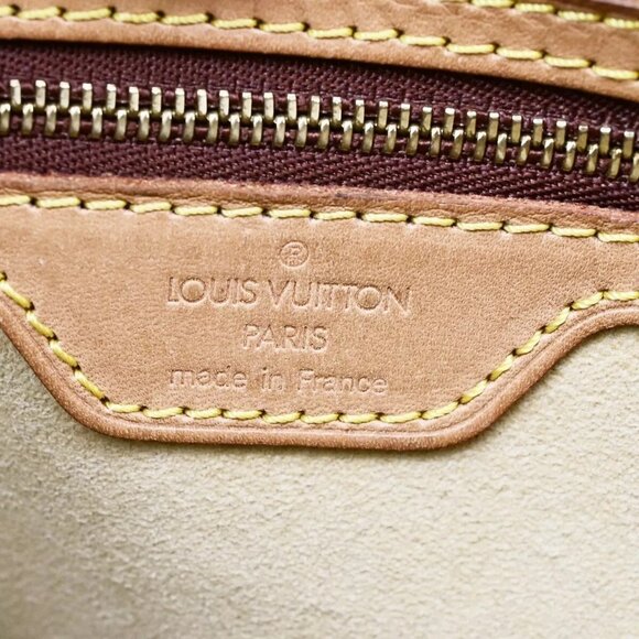LOUIS VUITTON Logo Looping GM Shoulder Bag Monogram Leather Brown M51145 89FA801 - Picture 14 of 16